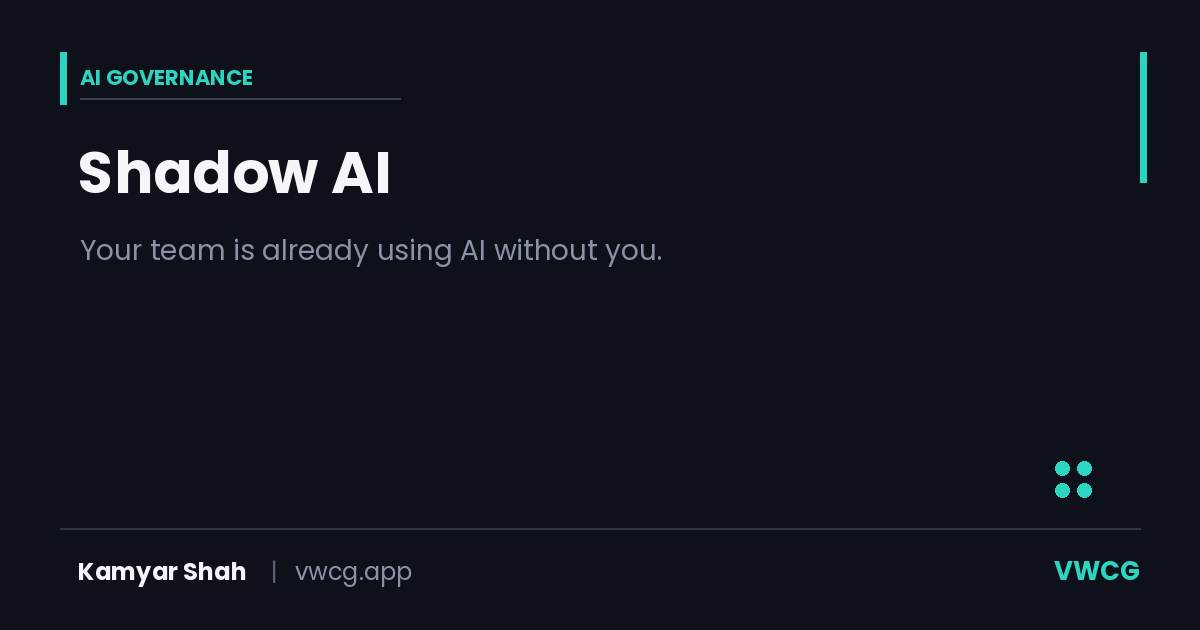 Shadow AI: Your Team Is Already Using AI Without You